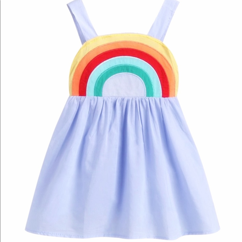 🌈Rainbow Smock-Periwinkle🌈